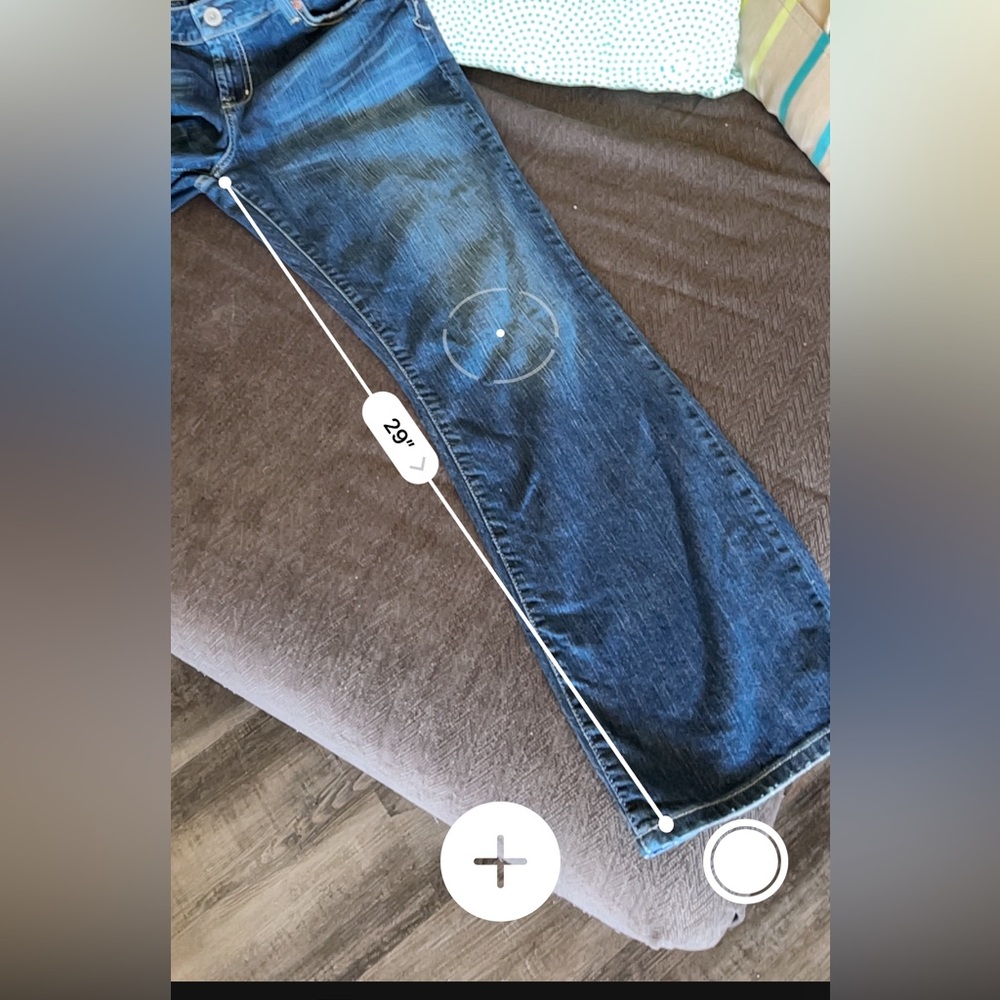 American Eagle Favorite Bootcut Jeans Size 14 Short - Picture 12 of 12